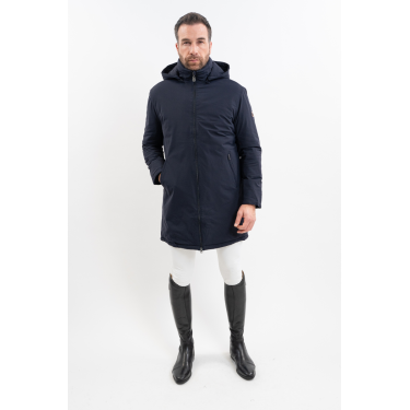 Parka lunga Harcour Robertha uomo Marina Blu marino
