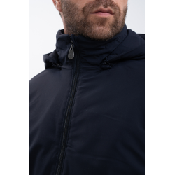Parka lunga Harcour Robertha uomo Marina Blu marino