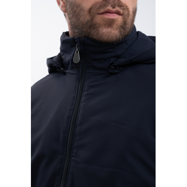 Parka lunga Harcour Robertha uomo Marina Blu marino