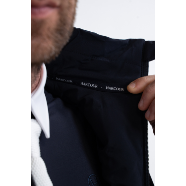 Parka lunga Harcour Robertha uomo Marina Blu marino