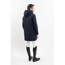 Parka lunga Harcour Robertha uomo Marina Blu marino
