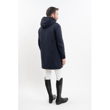 Parka lunga Harcour Robertha uomo Marina Blu marino