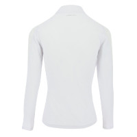 Polo Equithème Pekin manches longues Blanc