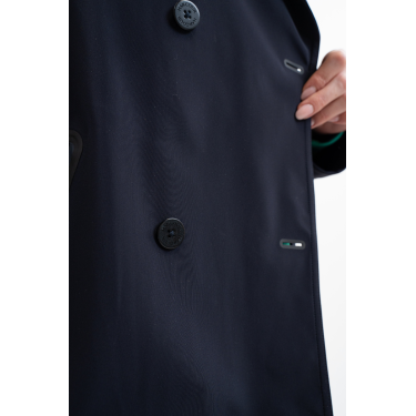 Trench coat Talina Harcour Marina Blu marino