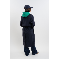 Trench coat Talina Harcour Marina Blu marino