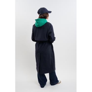 Trench coat Talina Harcour Marina Blu marino