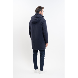 Parka lunga Harcour Robertol Marina Blu marino