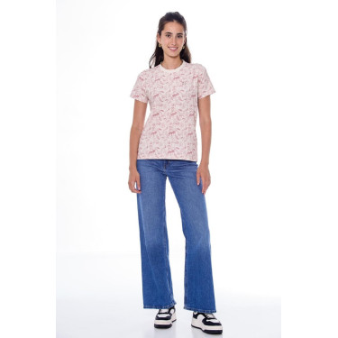 T-shirt equitazione donna Harcour Tabatha