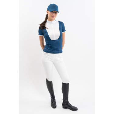 Polo da concorso Harcour Shine Blu laguna