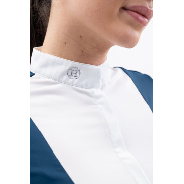 Polo da concorso Harcour Shine Blu laguna