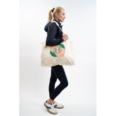 Borsa tote equitazione Harcour Bertille in cotone