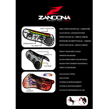 Guêtres Carbon Air Balance Zandona Noir Guêtres Carbon Air Balance Zandona Noir