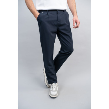 Pantaloni Chino Harcour Bruno Marina Blu marino Pantaloni Chino Harcour Bruno Marina Blu marino