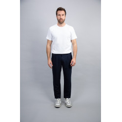 Pantaloni Chino Harcour Bruno Marina Blu marino Pantaloni Chino Harcour Bruno Marina Blu marino