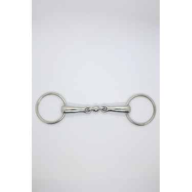 Morso semplice doppia rottura con anello sfera 20 mm Harcour Inox Grigio