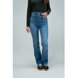 Jean Flare Harcour Juvo Jeans Grigio