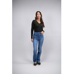 Jean Flare Harcour Juvo Jeans Grigio