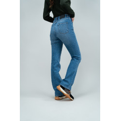 Jean Flare Harcour Juvo Jeans Grigio