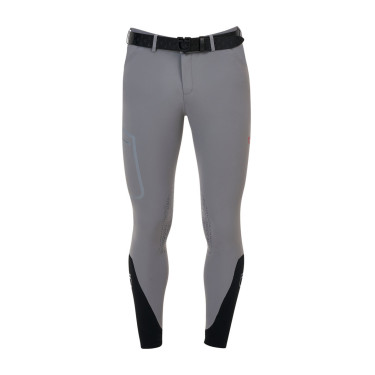 Pantalone slim fit uomo Equestro Ridertechnology cuciture termosaldate