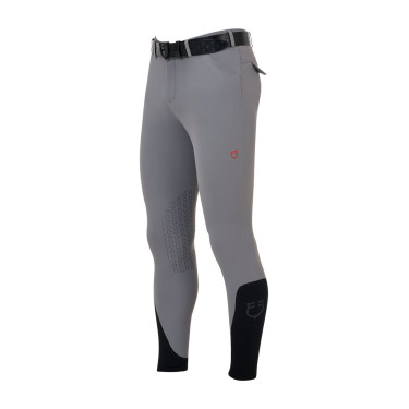 Pantalone slim fit uomo Equestro Ridertechnology cuciture termosaldate