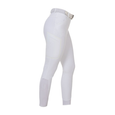Pantalone slim fit donna Equestro Ridertechnology cuciture termosaldate