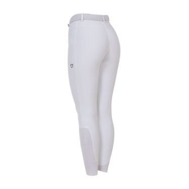Pantalone slim fit donna Equestro Ridertechnology cuciture termosaldate
