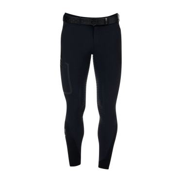Pantalone slim fit uomo Equestro Ridertechnology full grip