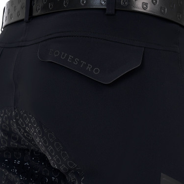 Pantalone slim fit uomo Equestro Ridertechnology full grip