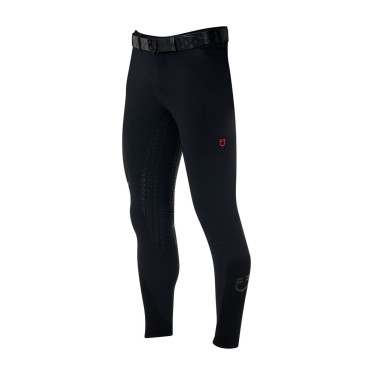 Pantalone slim fit uomo Equestro Ridertechnology full grip