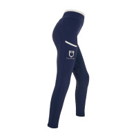 Leggings bambina con decorazioni perforate Blazer navy / bianco Blu marino