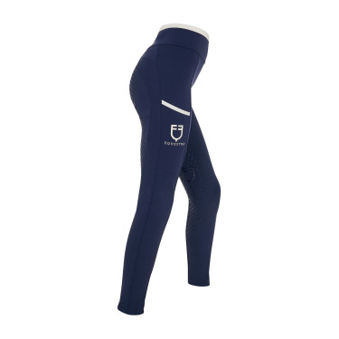 Leggings bambina con decorazioni perforate Blazer navy / bianco Blu marino Leggings bambina con decorazioni perforate Blazer navy / bianco Blu marino