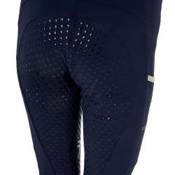 Leggings bambina con decorazioni perforate Blazer navy / bianco Blu marino Leggings bambina con decorazioni perforate Blazer navy / bianco Blu marino