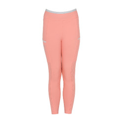 Leggings bambina con decorazioni perforate