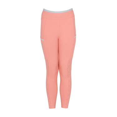 Leggings bambina con decorazioni perforate
