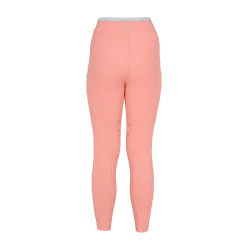 Leggings bambina con decorazioni perforate