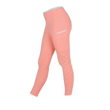 Leggings bambina con decorazioni perforate