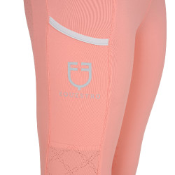 Leggings bambina con decorazioni perforate