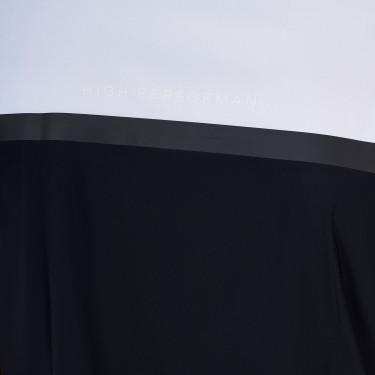 Polo concorso uomo Equestro Ridertechnology manica corta e zip