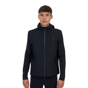 Felpa tecnica uomo Equestro Ridertechnology cappuccio