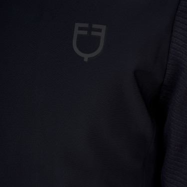 Felpa tecnica uomo Equestro Ridertechnology cappuccio