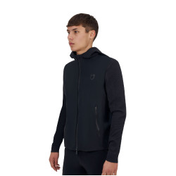 Felpa tecnica uomo Equestro Ridertechnology cappuccio