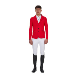 Giacca concorso uomo Equestro Ridertechnology cuciture termosaldate