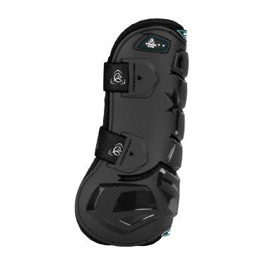 Stinchiere Skeleton Dynamic Zone chiusura elastica Nero