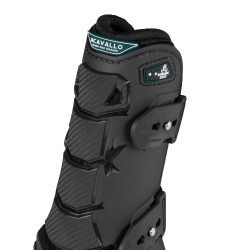 Stinchiere Skeleton Dynamic Zone chiusura elastica Nero