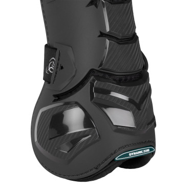 Stinchiere Skeleton Dynamic Zone chiusura elastica Nero