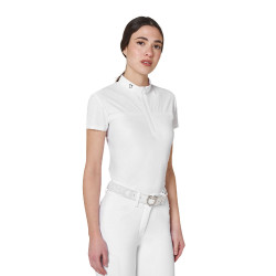 Polo concorso donna Equestro Ridertechnology tessuto traforato