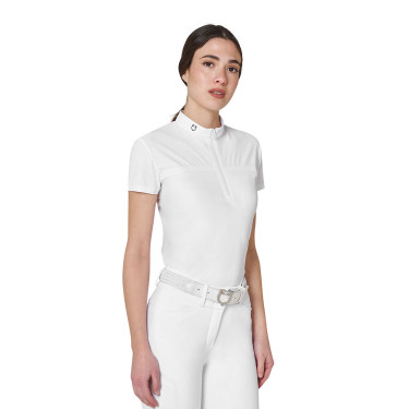 Polo concorso donna Equestro Ridertechnology tessuto traforato