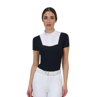 Polo concorso donna Equestro Ridertechnology manica corta