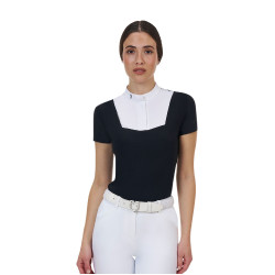 Polo concorso donna Equestro Ridertechnology manica corta