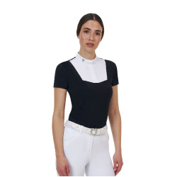 Polo concorso donna Equestro Ridertechnology manica corta